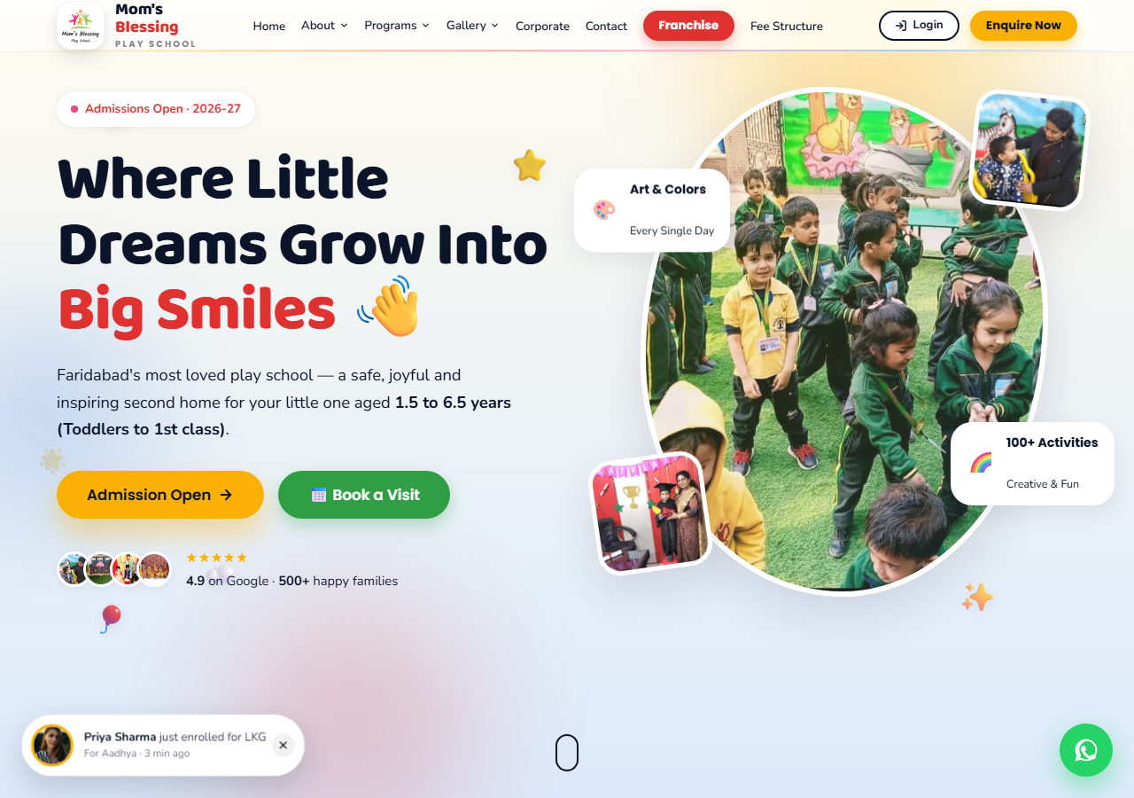 Mom's Blessing Play School
