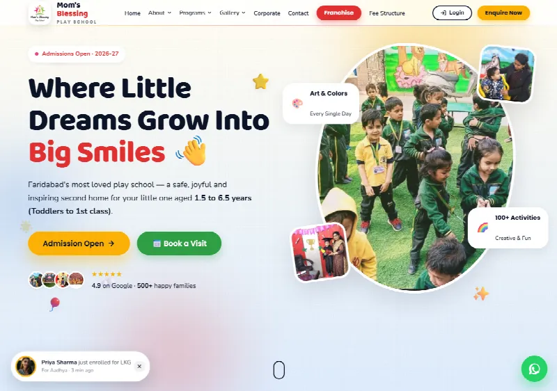 Mom's Blessing Play School